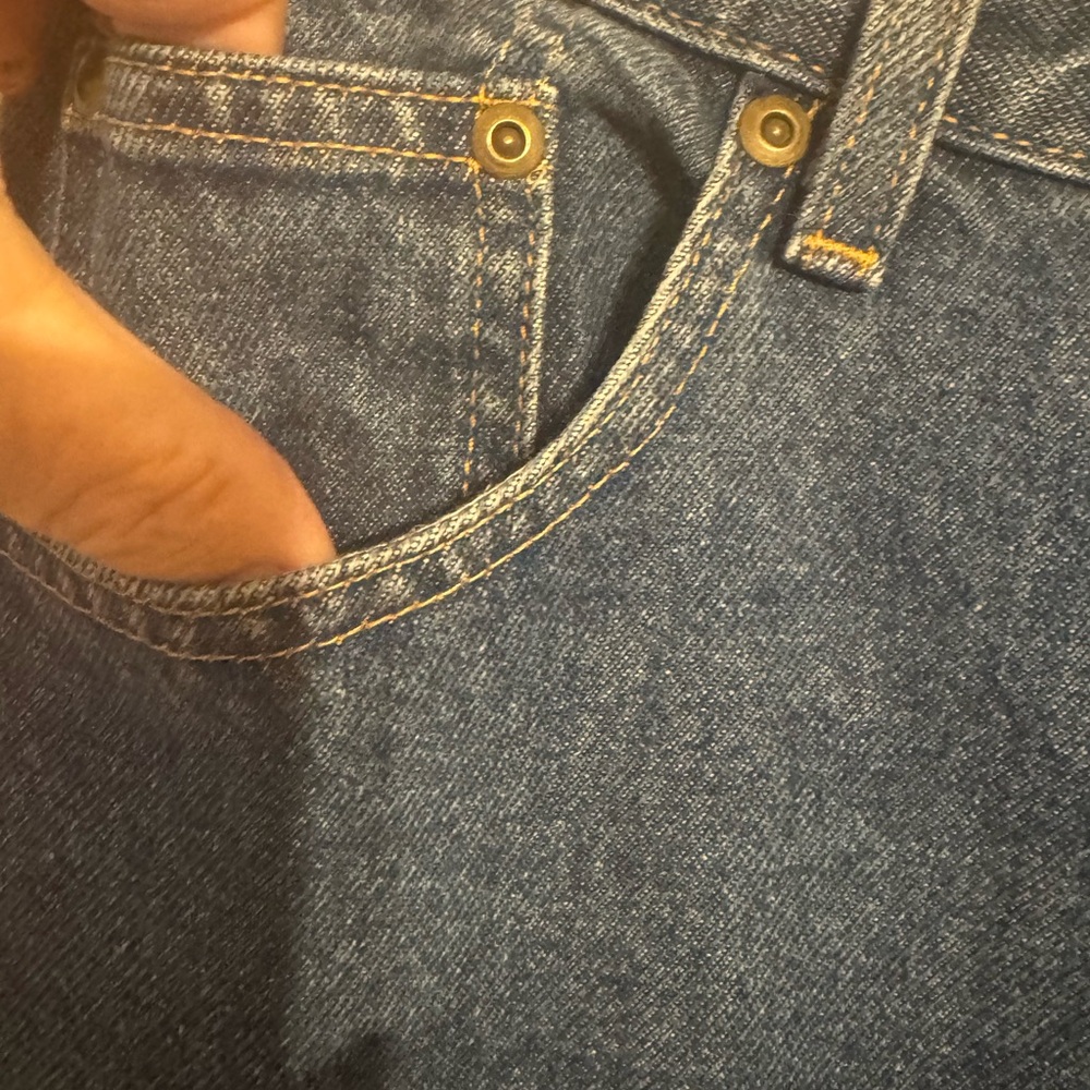 L.L. Bean Indigo Jeans   SIZE:   12 TALL      #Y - Picture 3 of 9